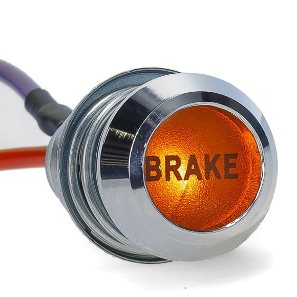 Brake Warning Light Bezel + Wire & Spring | 1967-77 Bronco, 1967-76 Ford Truck